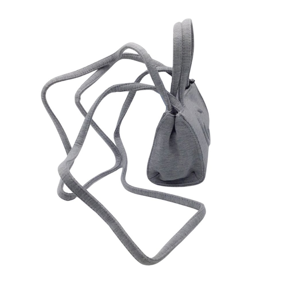 UGG X TELFAR FLEECE SMALL SHOPPING BAG IN HEATHER GREY - Picture 2 of 11